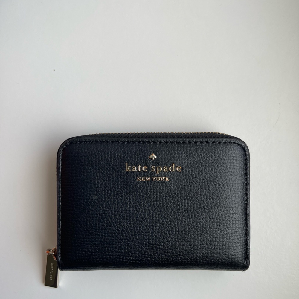 Kate Spade Black Darcy Textured Wallet